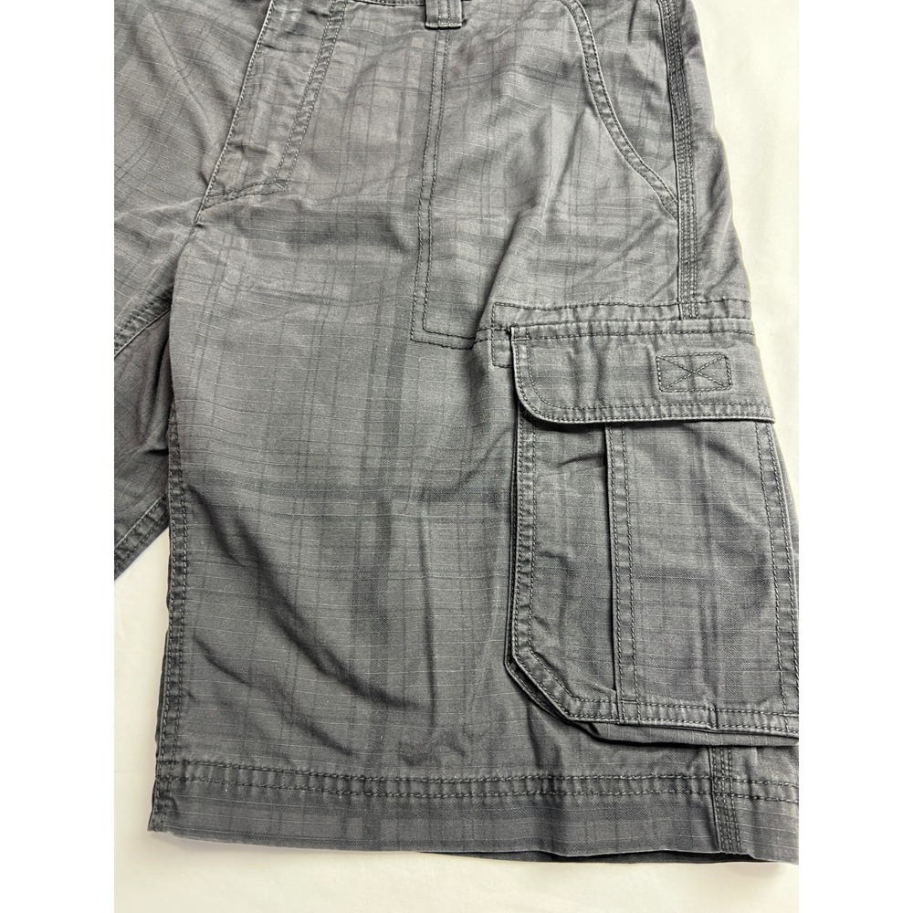 The North Face Cargo Shorts Mens 34 Gray Plaid Hiking Outdoor Gorpcore A15 - Picture 11 of 16